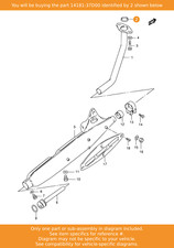 SUZUKI Gasket, 14181-37D00 OEM