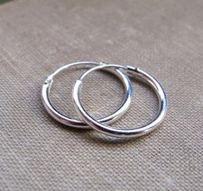 Thick sterling silver - , mm