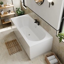 Double Ended Curved Bath With