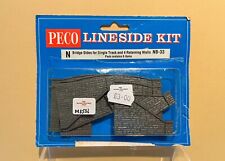 Peco Lineside Kit - N Scale Bridge Opening and Sides - Opened but Unused