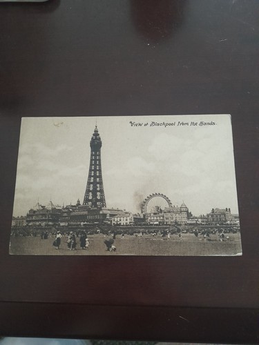 Old postcard view blackpool - old,