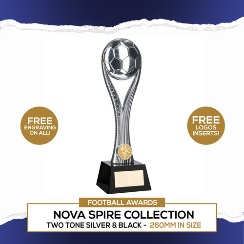 Football trophy nova spire - football,