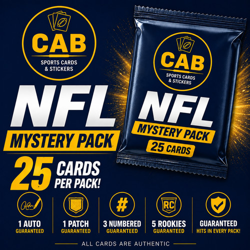 Nfl card mystery pack - nfl, 25