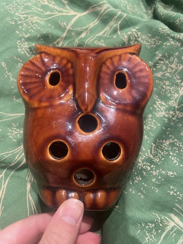 Vintage denmead pottery owl - vintage,