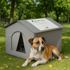 Cat Winter Insulated House Outdoor Feral Cat Weatherproof Warm Stray Cat Shelter