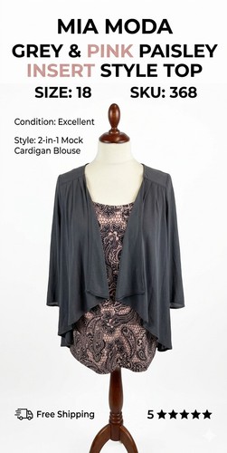 Mia moda top sze - sze, 18