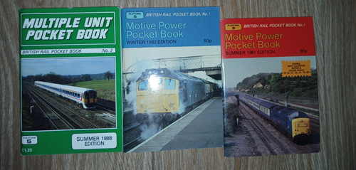 British rail pocket books - british,