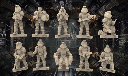 28mm alien space crew - 28mm,
