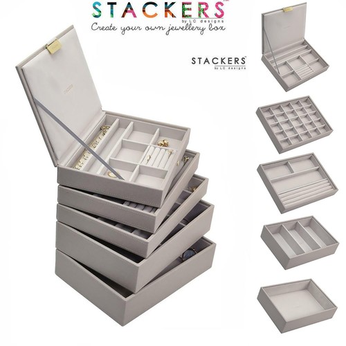 Taupe stackers jewellery box - stackers,