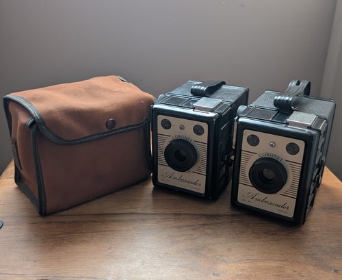 Vintage box camera coronet - vintage,