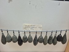 Carp Tackle Job Lot.x13 Coated Mixed Leads 3oz To 3.5oz Distance And Dumpy Leads