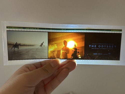 The odyssey 70mm film strip - the,