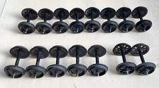 BACHMANN / LGB - G Gauge - X15 used pairs of plastic WHEELS & metal AXLES