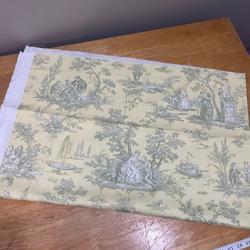 Vtg kaufmann toile fabric - toile,