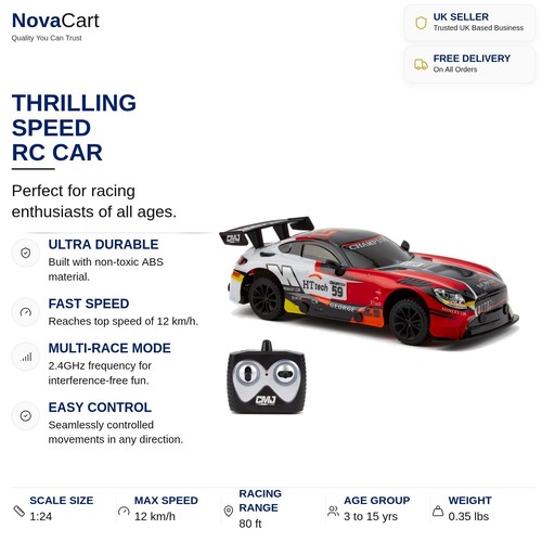 Remote control car 1 24 - remote, 1:24