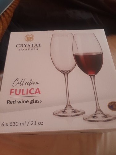 Bohemian crystal wine - wine, glasses