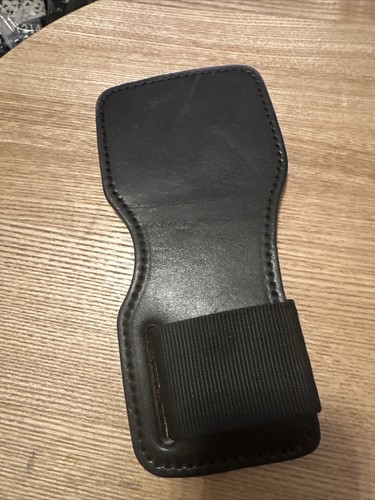 Police black leather - ex,