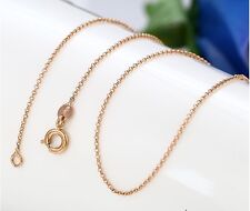 9ct 9k Rose Gold Plated Rolled