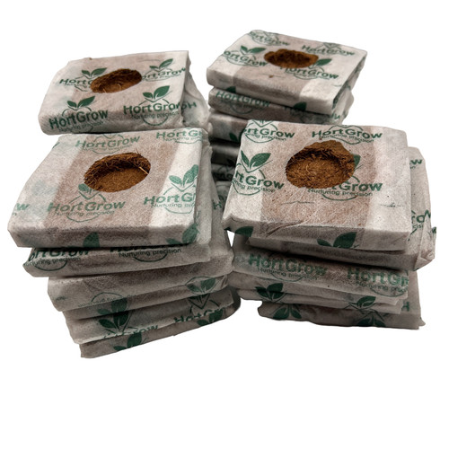 Hortgrow coco coir grow cubes - coir,