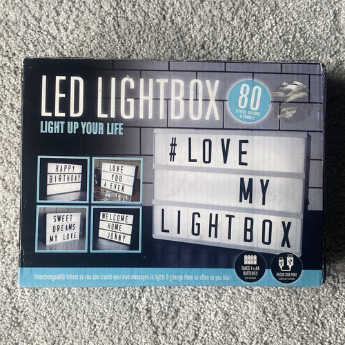 The works led message - works,