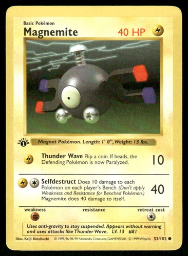 Pokemon cards magnemite - cards, 53/102