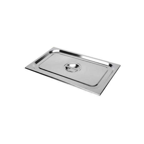 Stainless steel handled lid - steel,