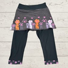 Cat Paws Skirted Capris W/