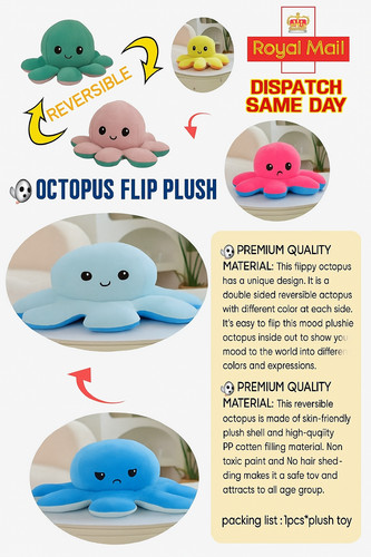 Colors reversible octopus - reversible,