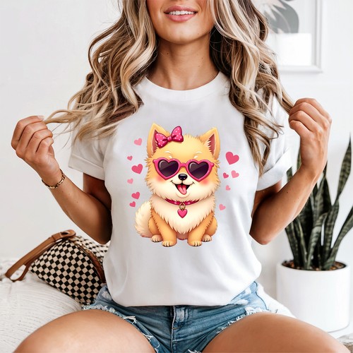Cute pomeranian puppy - pomeranian, wearing