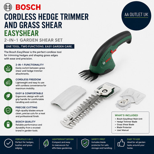 Bosch cordless hedges trimmer - bosch,