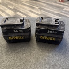 2 x Genuine DEWALT DE0243 24V 2.0Ah NiCd Air Cooled Battery Pack - Untested -i