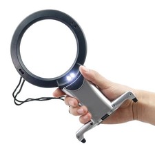 Large Magnifying Glass Hands free with Led Light Reading Giant Magnifier Sewing
