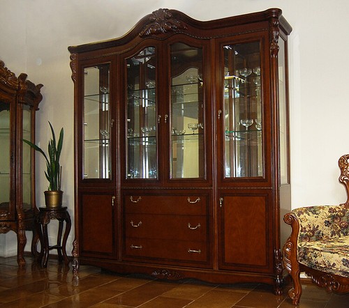 Louis style display cabinet