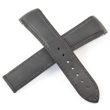 Omega Planet Ocean GMT 98000435 Black Rubber Gents 21mm to 18mm Wide Watch Strap