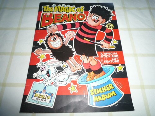 Vintage beano sticker album - beano,