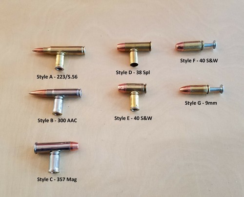 Bullet brass knob - bullet, knob/handle