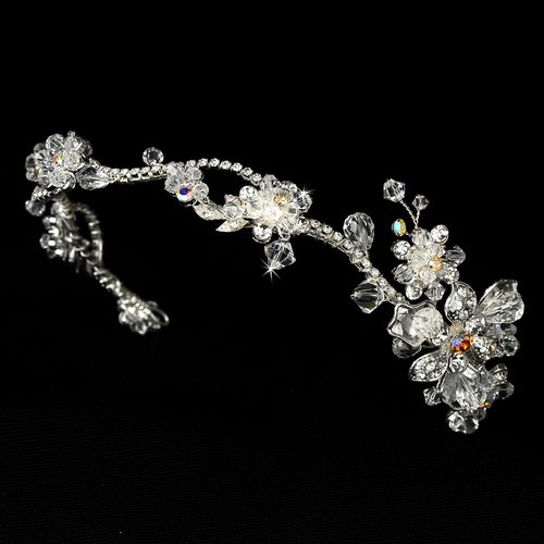 Silver swarovski crystal - silver,