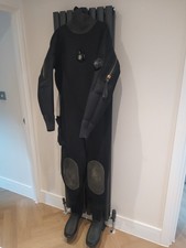Men's Scuba Diving Drysuit.  XL (For 6ft 2). Made by Solent Divers, Portsmouth
