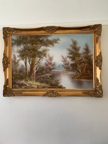 Oil painting canvas spring - canvas,