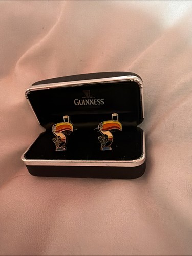Guinness toucan cufflinks