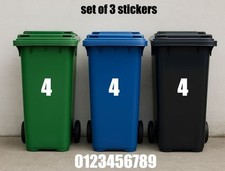 White Wheelie Bin House