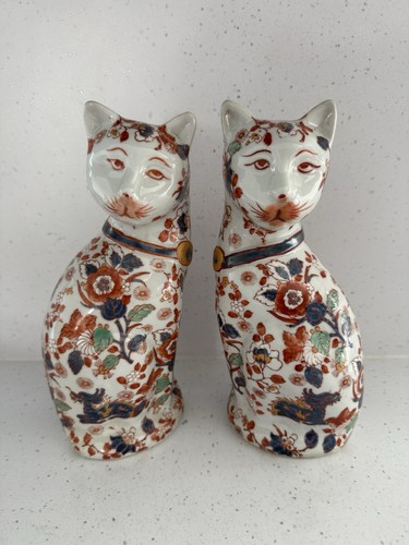 Chinese imari porcelain cat - porcelain,