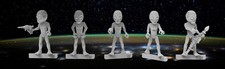 28mm Grey Aliens x5 set 2