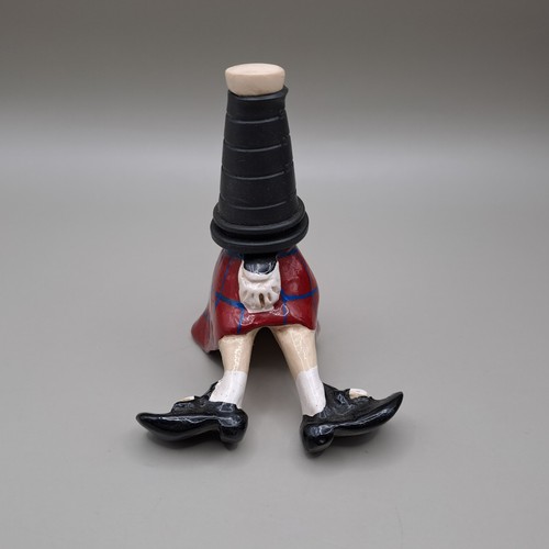Hand painted bottle stopper - bottle,