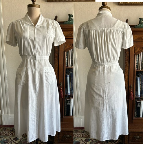 Vintage 1930s 1940s wwii - vintage, white