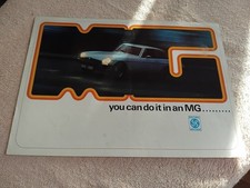 MG All Models Brochure Sales Leaflet MGB GT Roadster V8 Midget Mk3 VGC FREE POST