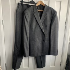 Mens Reiss wool grey suit size