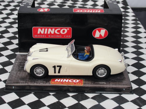 Ninco jaguar 120 white 17 - xk-120, #17