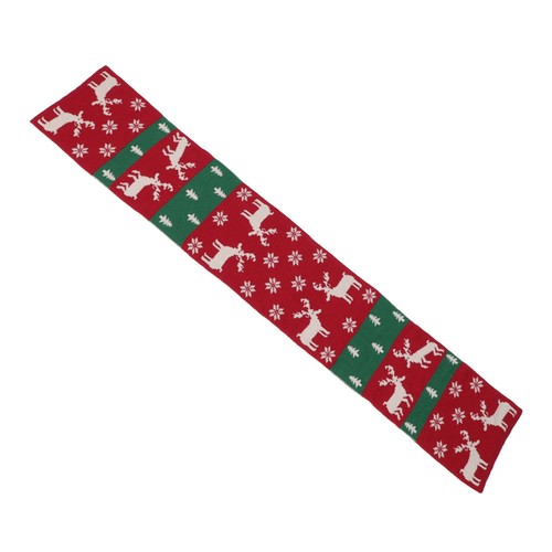 Christmas deer scarf knitted - scarf,
