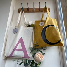 TOTE BAG with INITIAL and